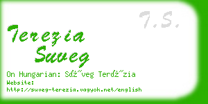 terezia suveg business card